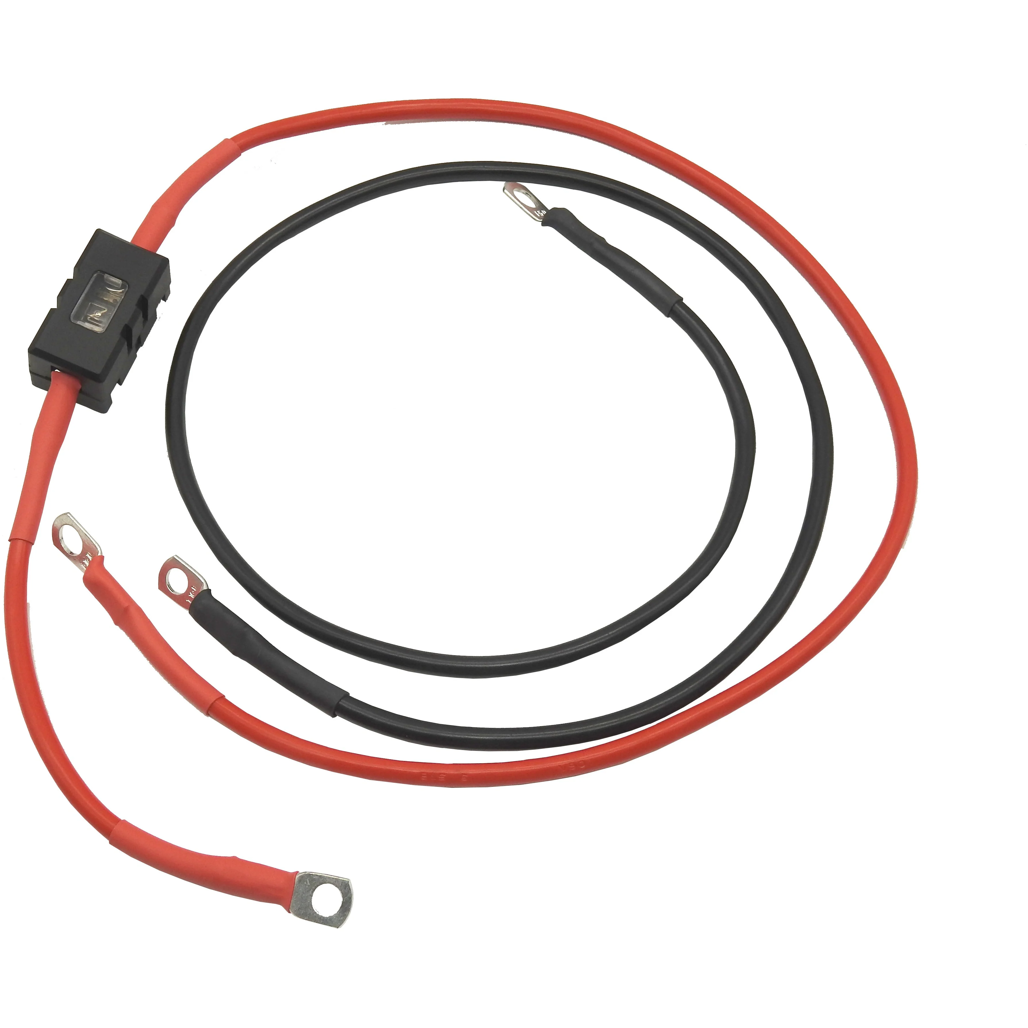 Inverter lead - 6B&S cable In line Midi Fuse Holder with eyelets- Suits Inverters up to 1200 watt