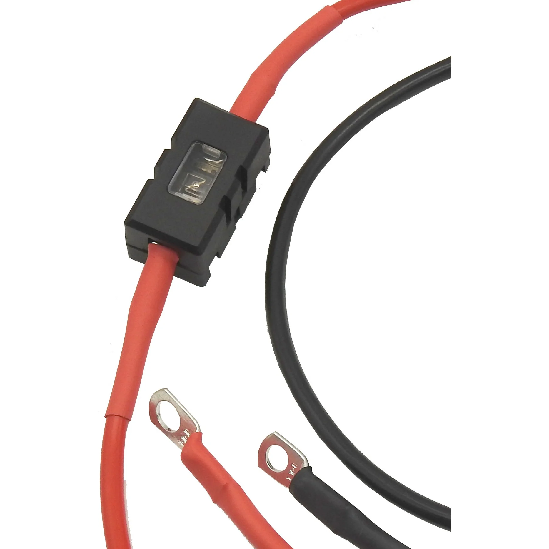 Inverter lead - 6B&S cable In line Midi Fuse Holder with eyelets- Suits Inverters up to 1200 watt - Image 2