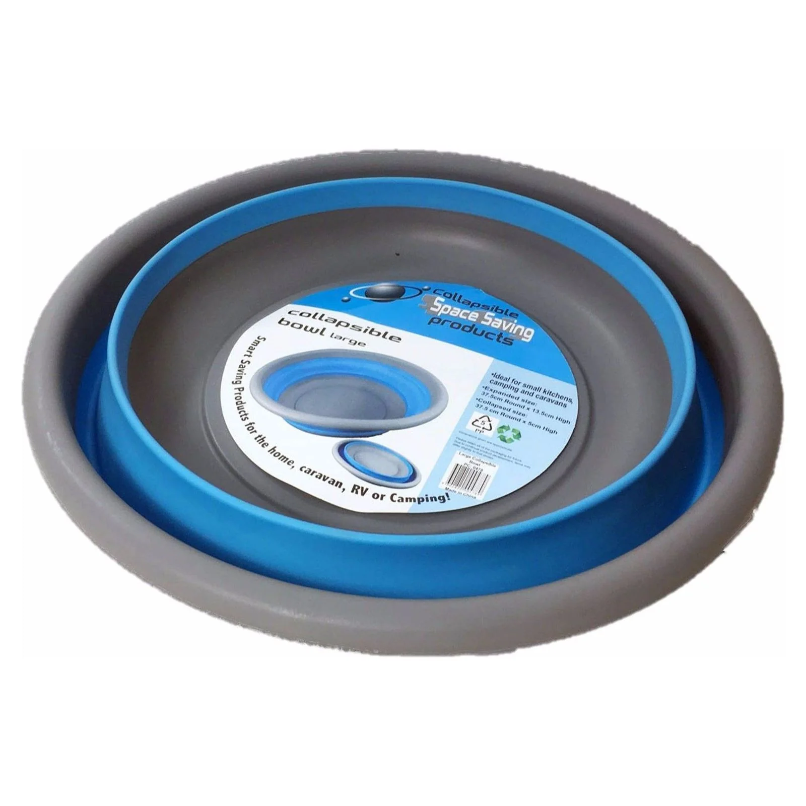 Large Collapsible Silicone Bowl | 0478 - Image 2