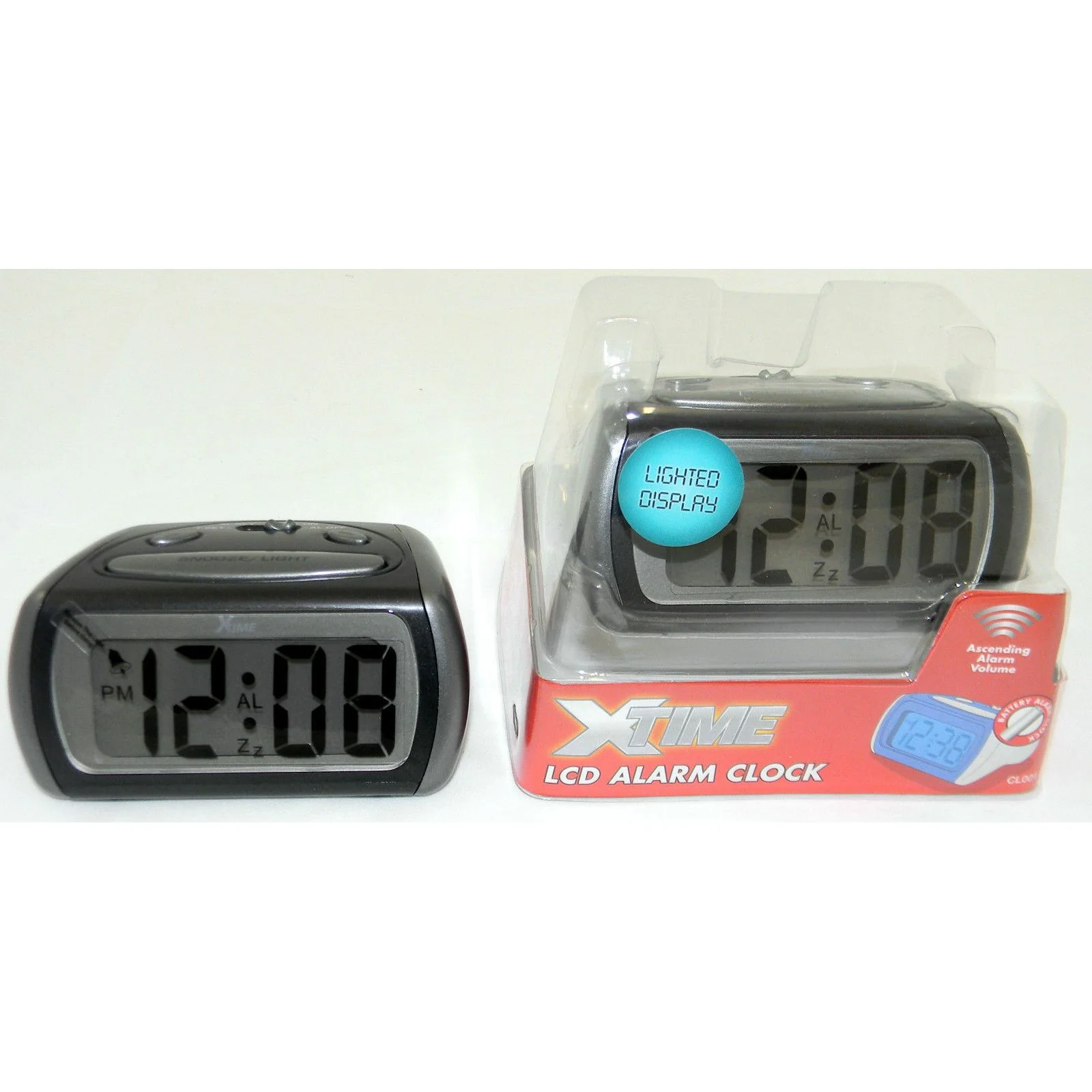 LCD Alarm Clock WHITE or BLACK - Image 4