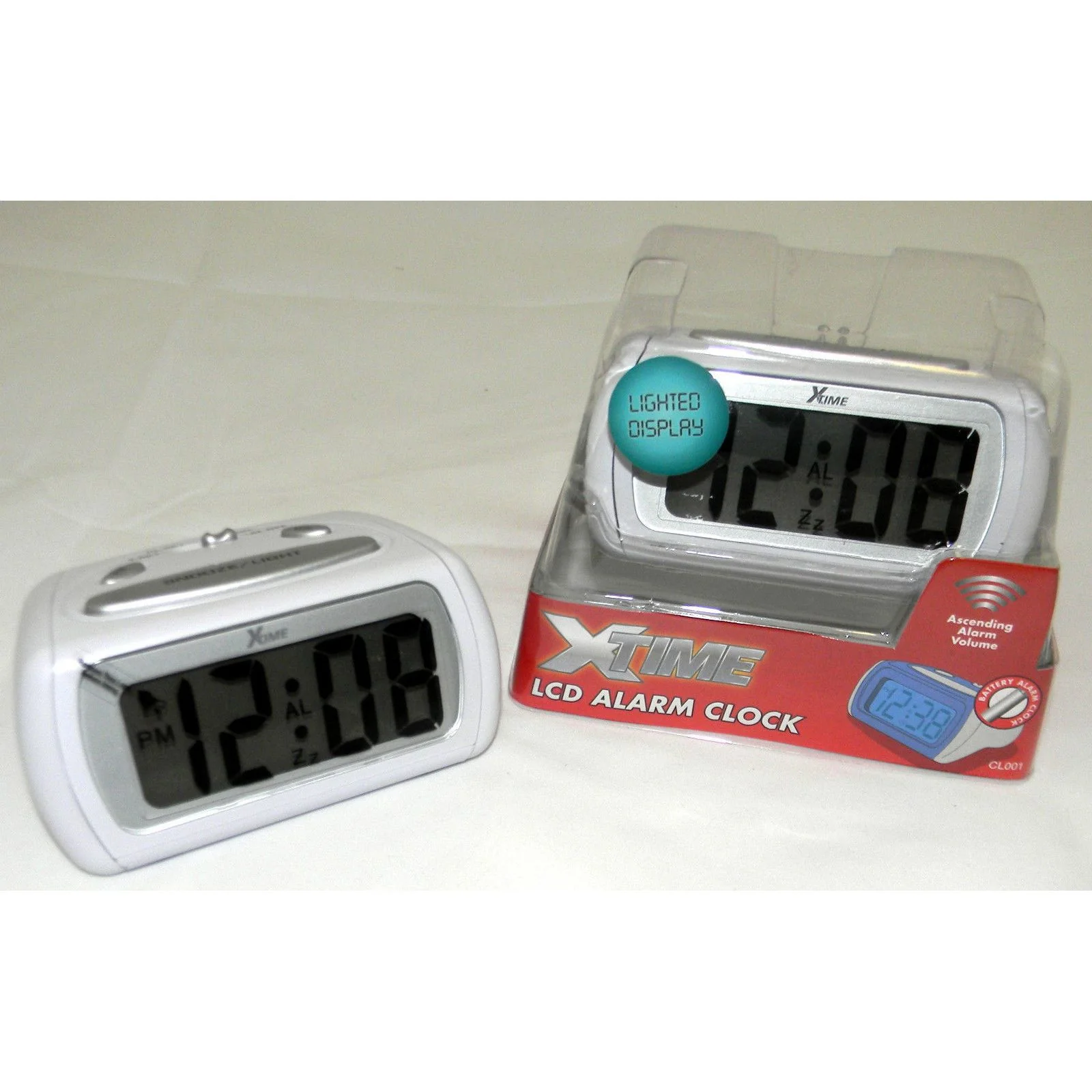 LCD Alarm Clock WHITE or BLACK - Image 5