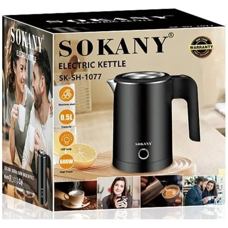 Low Power Draw Electric Kettle 0.5 Litre - 625 Watts Black OR White - Image 3
