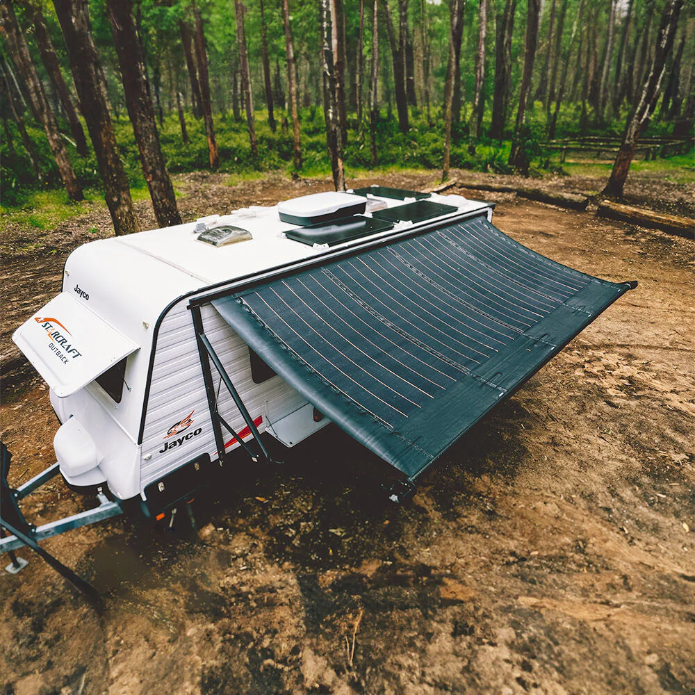 Luxury Awnings 1050W or 850W Flexible Solar Awning 16ft or 12ft / Black or Silver - Image 5
