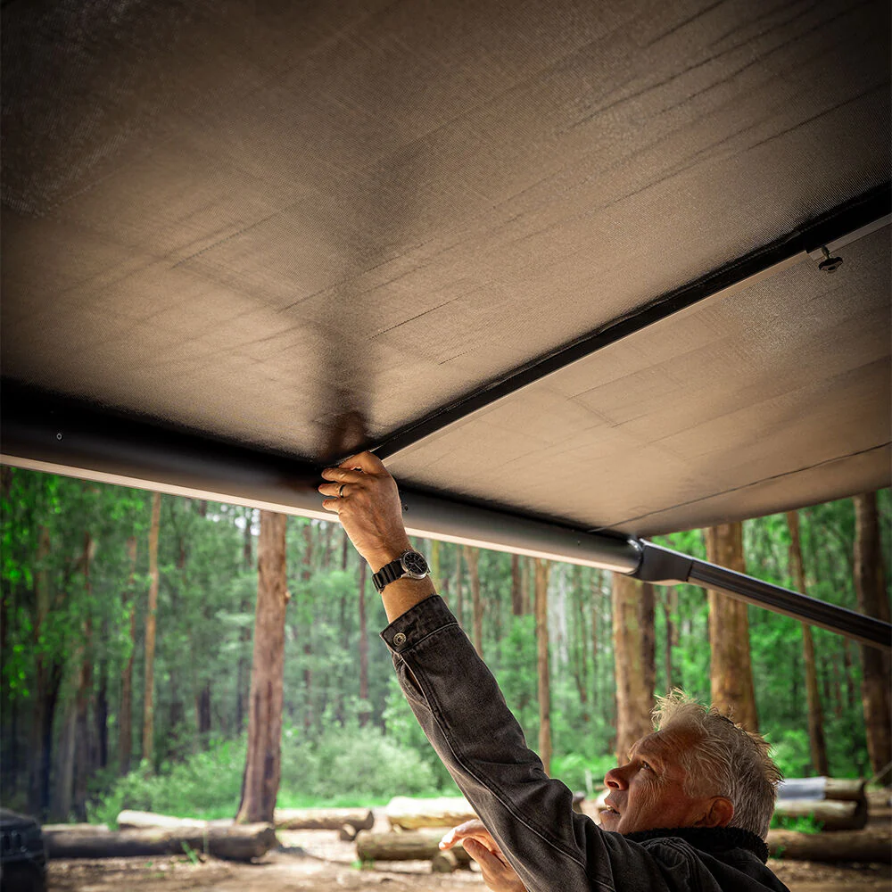 Luxury Awnings 1050W or 850W Flexible Solar Awning 16ft or 12ft / Black or Silver - Image 9
