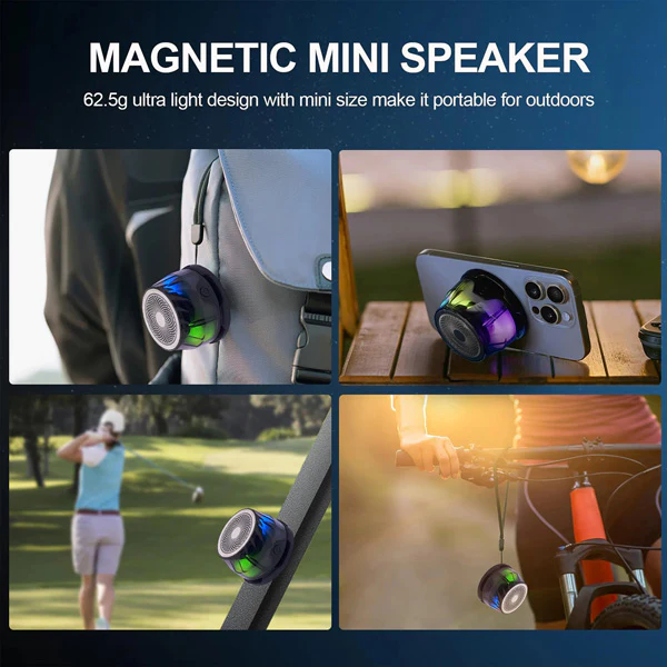 Magnetic Bluetooth Speaker with Qi Charging - Image 10