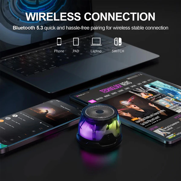 Magnetic Bluetooth Speaker with Qi Charging - Image 8