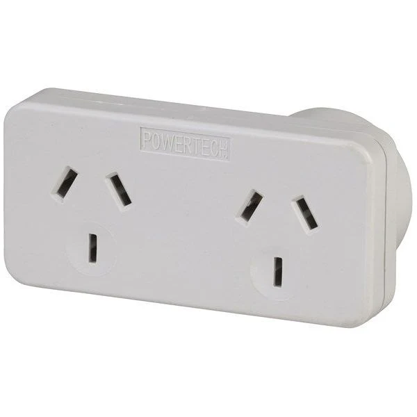 Mains Double Adaptor 240Volt (LEFT SIDE)