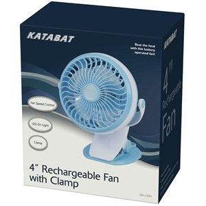 Mini Rechargeable Fan with Clamp Mount | GH1291 - Image 2
