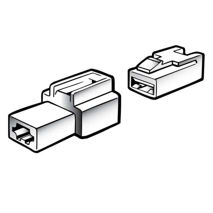 Narva 1 Way Male Quick Connector Housing | 56271BL - Image 2
