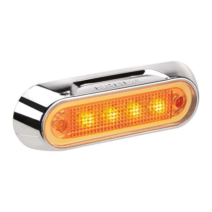 Narva 10-30 Volt Model 8 L.E.D Front End Outline Marker Lamp (Amber) | 90822CBL