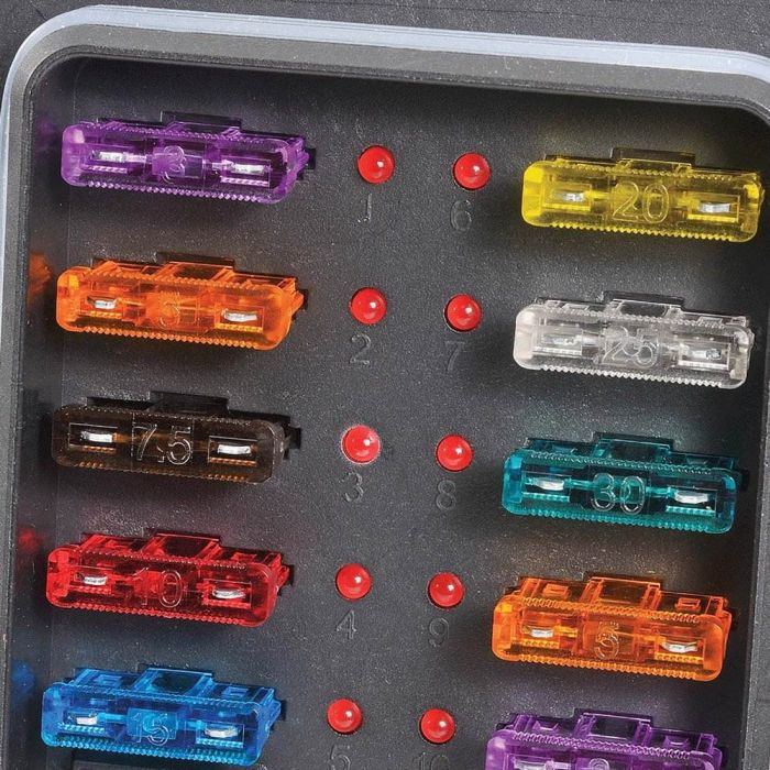 Narva 10-Way Weatherproof Standard ATS Blade Fuse | 54445BL - Image 2