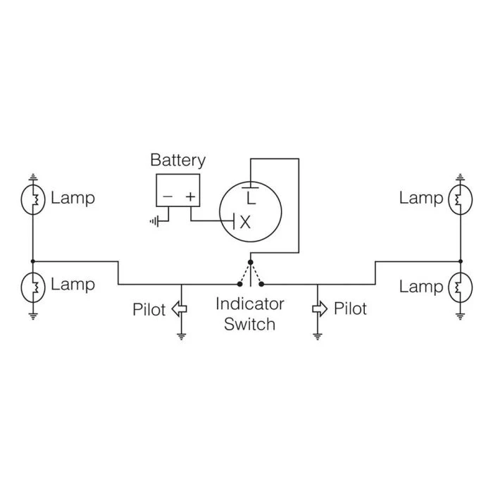 Narva 12 Volt 2 Pin Electronic Flasher | 68212BL - Image 2