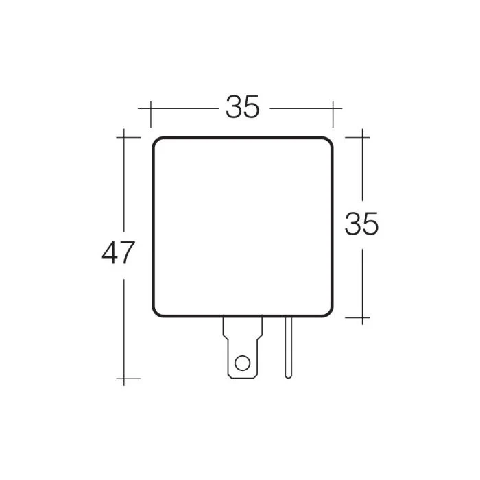 Narva 12 Volt 2 Pin Electronic Flasher | 68212BL - Image 3