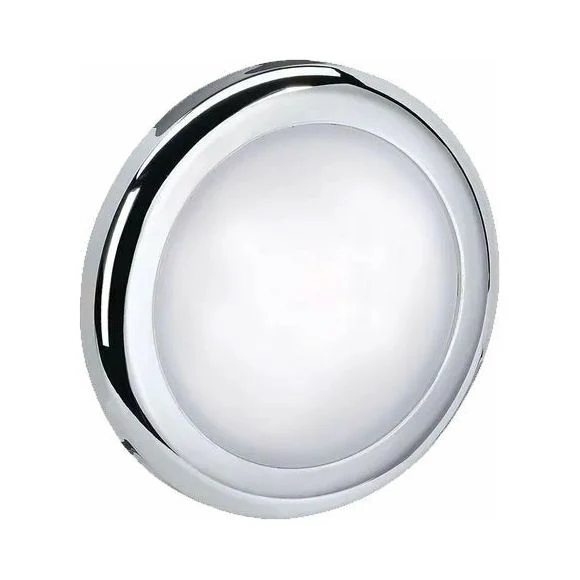Narva 12 Volt Chrome 70mm Interior Lamp 3200K Warm White | 87454-12