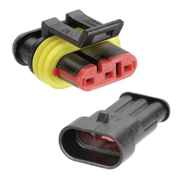 Narva 3 Way AMP Super Seal Connector Housing Kit (2 pack) | 57523BL