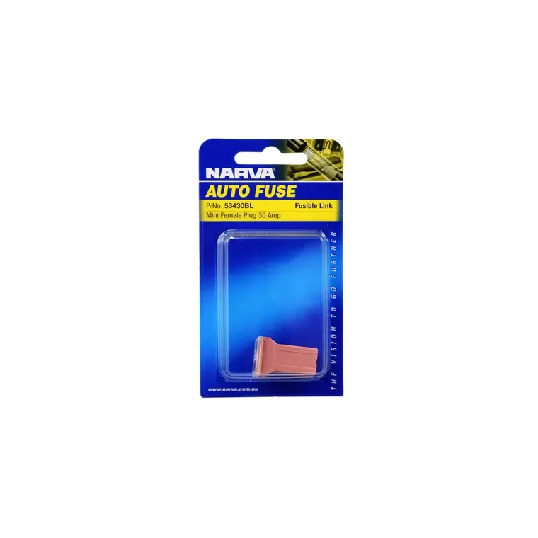 Narva 30 AMP PINK MINI FEMALE FUSIBLE LINK - PLUG IN | 53430BL
