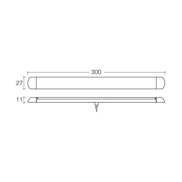 Narva 300 x 27mm LED Strip Lamp 12/24V | 87526BL - Image 2