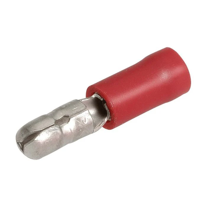 Narva 4.0MM Male Bullet Terminal Red (14 pack) | 56046BL