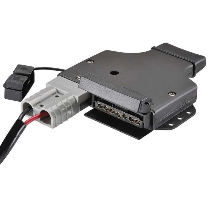 Narva 7-Pin Flat Trailer Socket With Heavy Duty Connector | 82048BL - Image 2