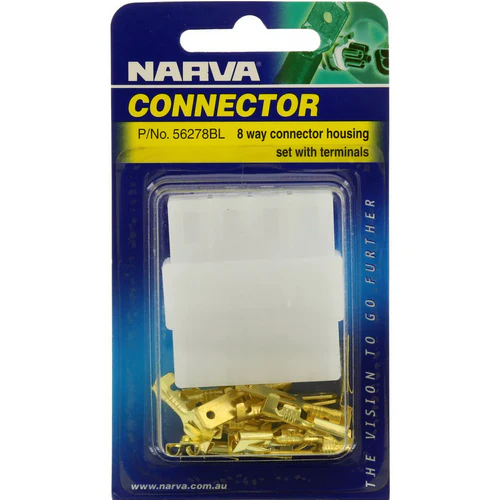 Narva 8 Way Male Quick Connector Housing | 56278BL