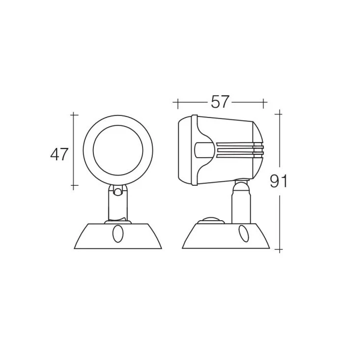 Narva 9-33V L.E.D Adjustable Reading Lamp with Off/On Switch | 87646 - Image 2