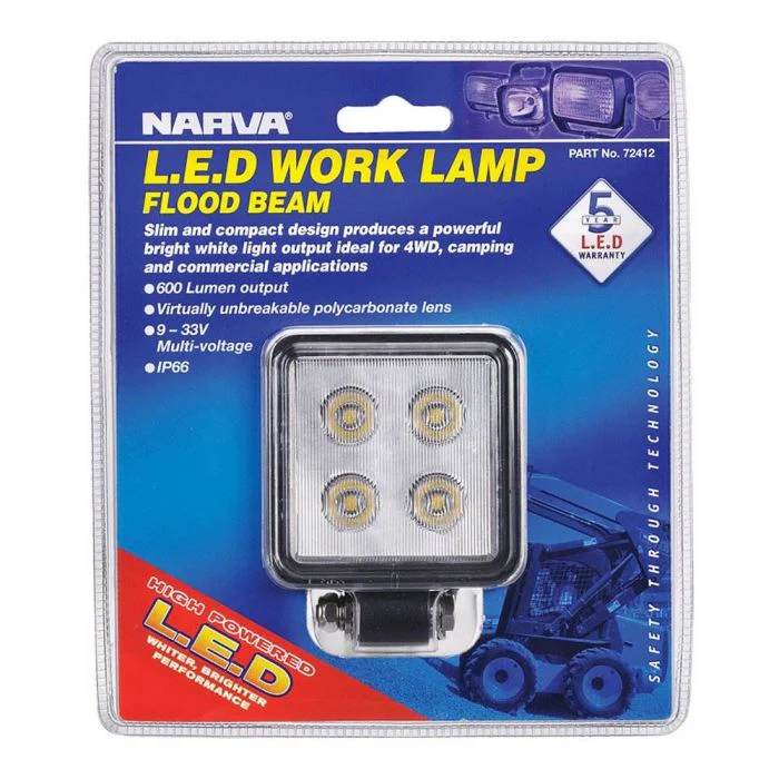 Narva 9-33V L.E.D Work Lamp Flood Beam | 72412 - Image 2