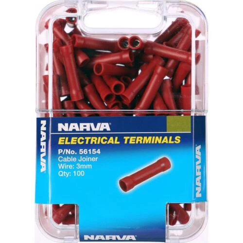 Narva Cable Joiner Red 3mm (100 pack) | 56154