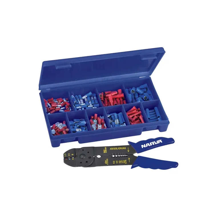 Narva DIY Terminal Assortment W Crimp Tool | 56525