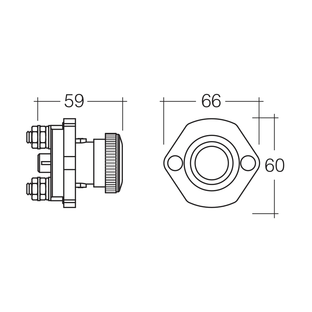 Narva Emergency Stop Switch with Rotating Release | 61030 - Image 4