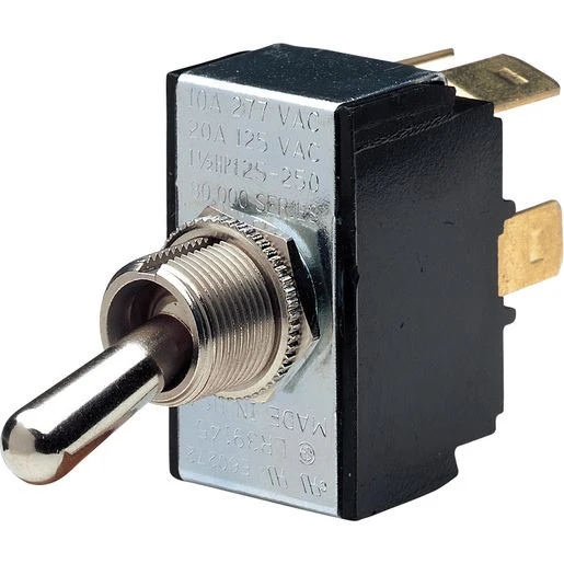 Narva Off/On Heavy-Duty Toggle Switch | 60065BL