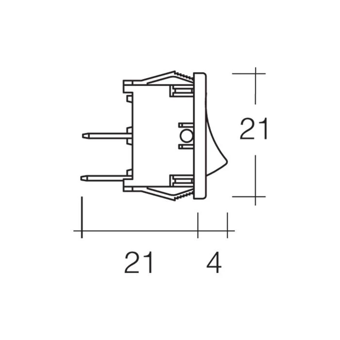 Narva Off/On Micro Rocker Switch | 62060BL - Image 2