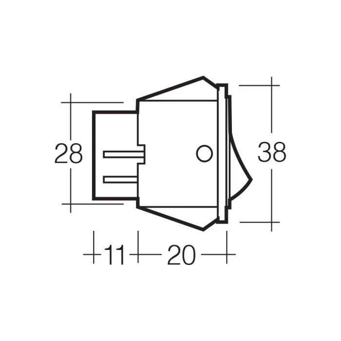 Narva Off/On Rocker Switch | 63010BL - Image 2