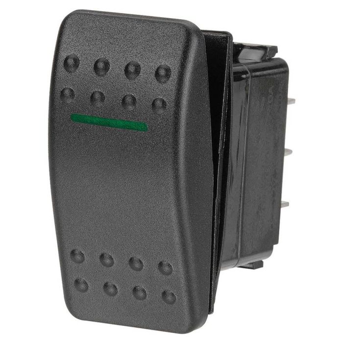 Narva Off/On Switch with Green LED suits Switch Panels | 63113BL