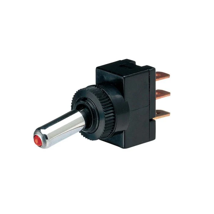 Narva Off/On Toggle Switch with Red LED | 60049BL
