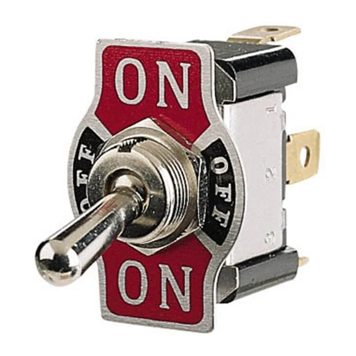 Narva On/Off/On Metal Toggle Switch with On/Off/On Tab | 60061BL