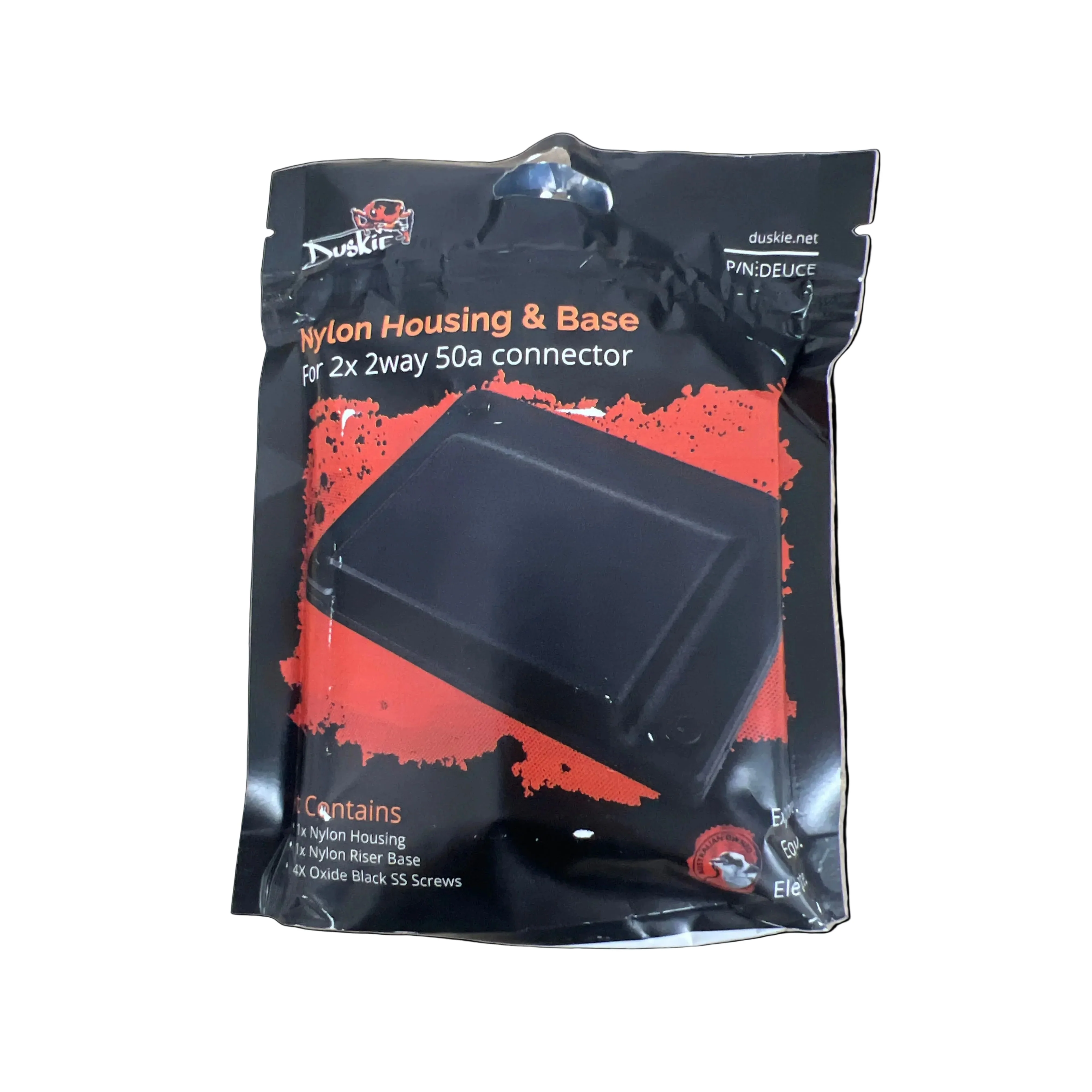Nylon cover & base to suit 2x 50A Anderson connectors DEUCE - Image 2