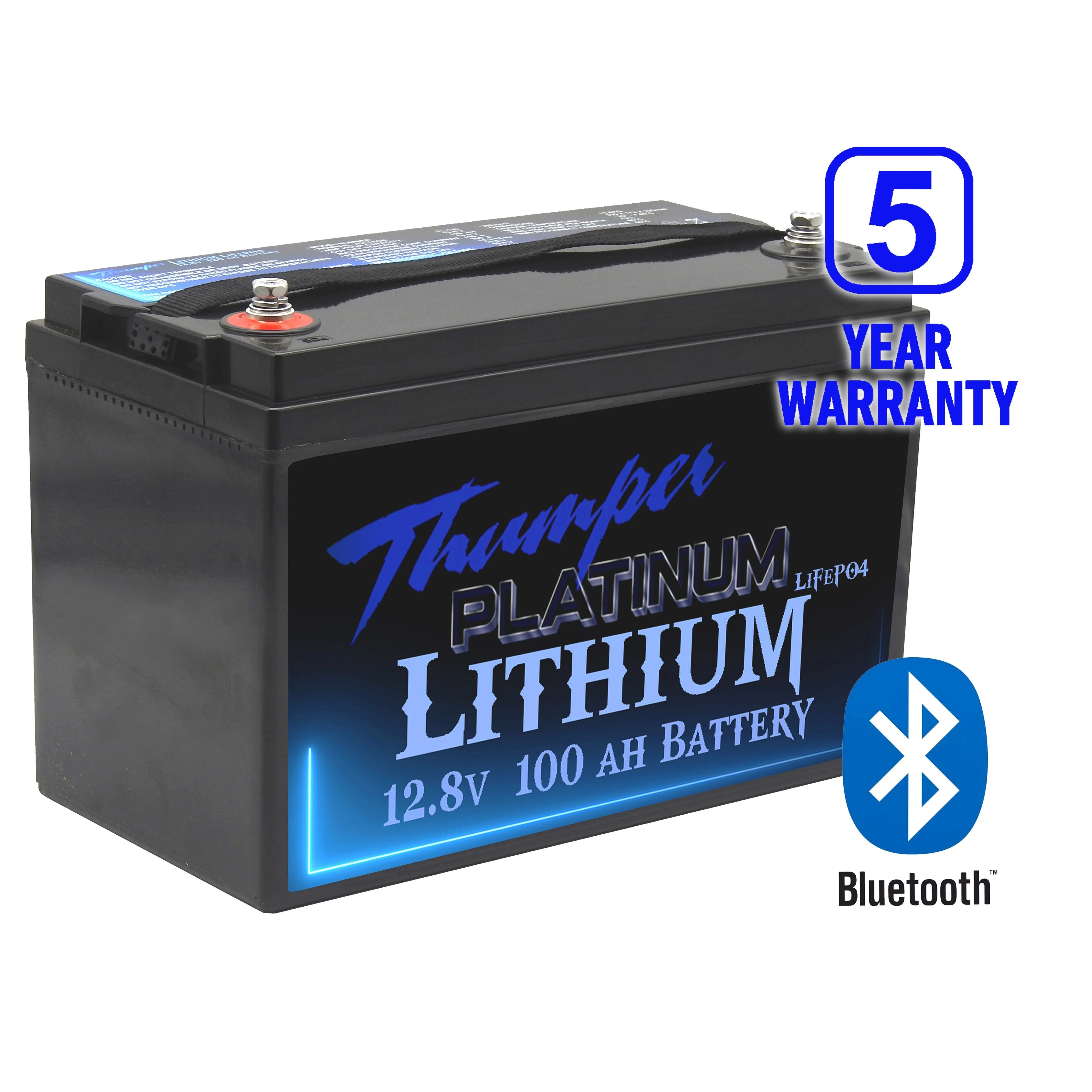 2 x Thumper Lithium 100 AH LiFePO4 Battery BLUETOOTH | TL-100  5yr warranty - Image 2