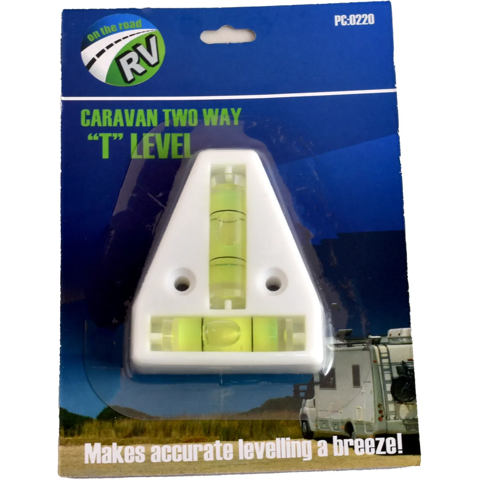 On The Road RV Caravan T Level Spirit Level | 0220