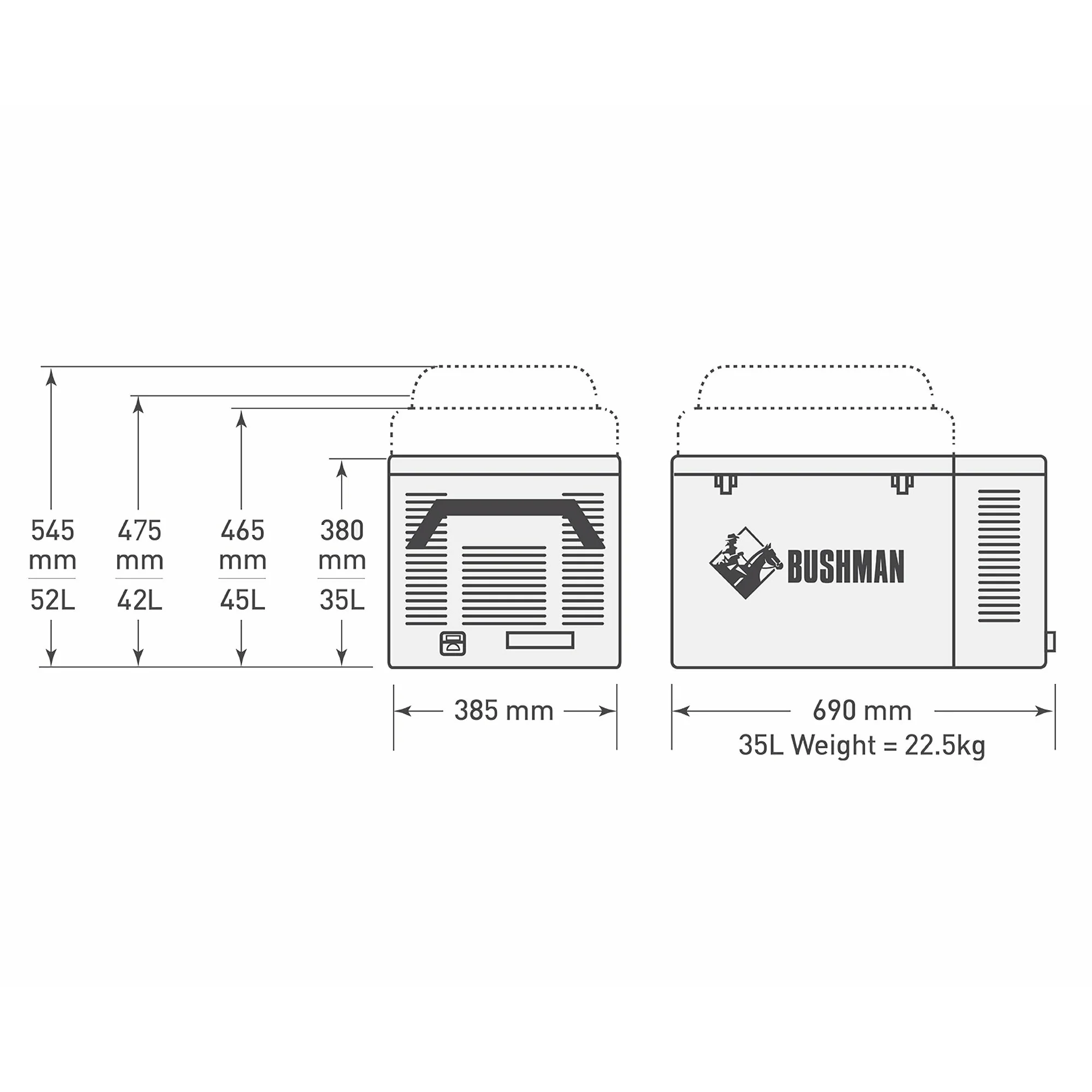 Original Bushman 35Lt Fridge / Freezer | SC35 - Image 7