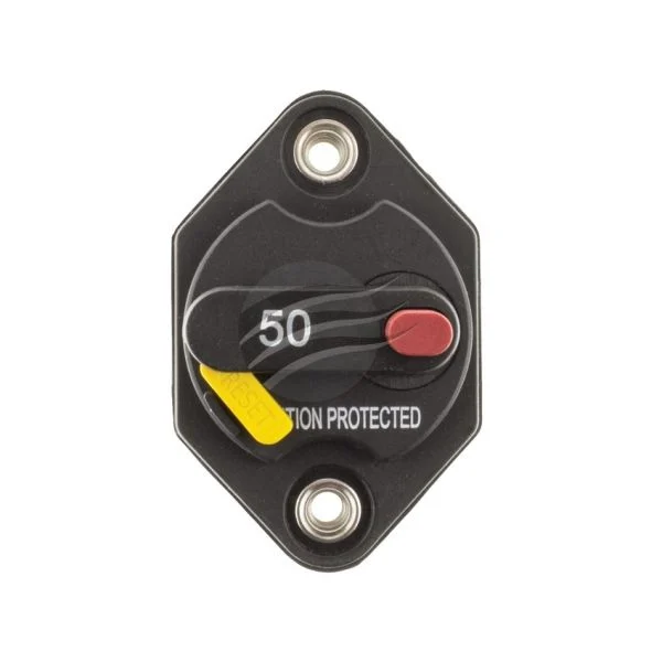 Panel Mount Manual Reset Circuit Breaker Multiple Amperages - Image 2