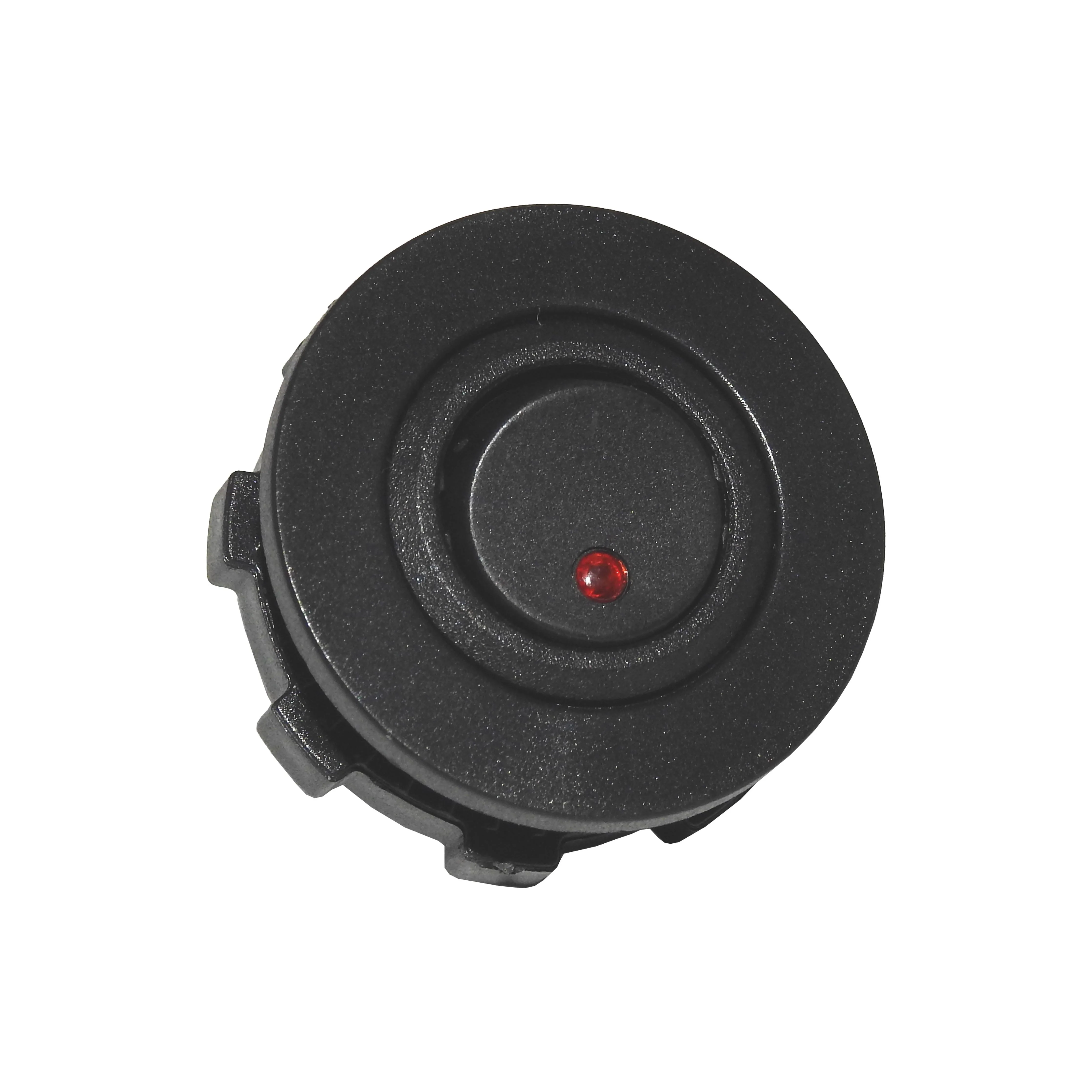 Panel mount round switch to fit within socket - suits domes, plates, etc
