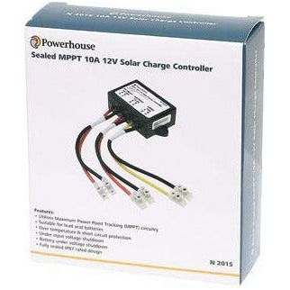 Powerhouse Sealed MPPT 10A 12V Solar Charge Controller (N2015)