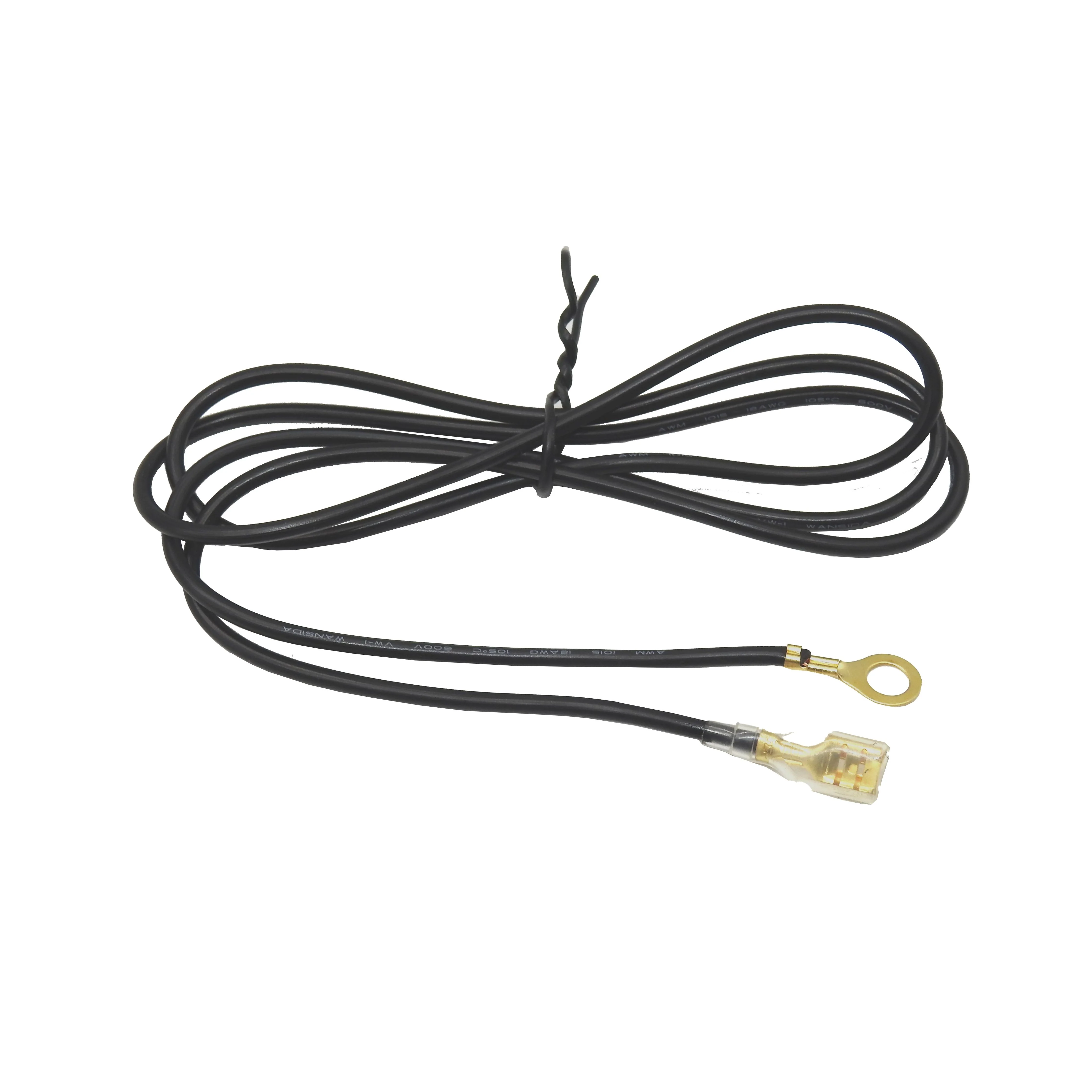Pre-made DC cable for socket connection 3mm with spade terminal and eyelet - Image 3