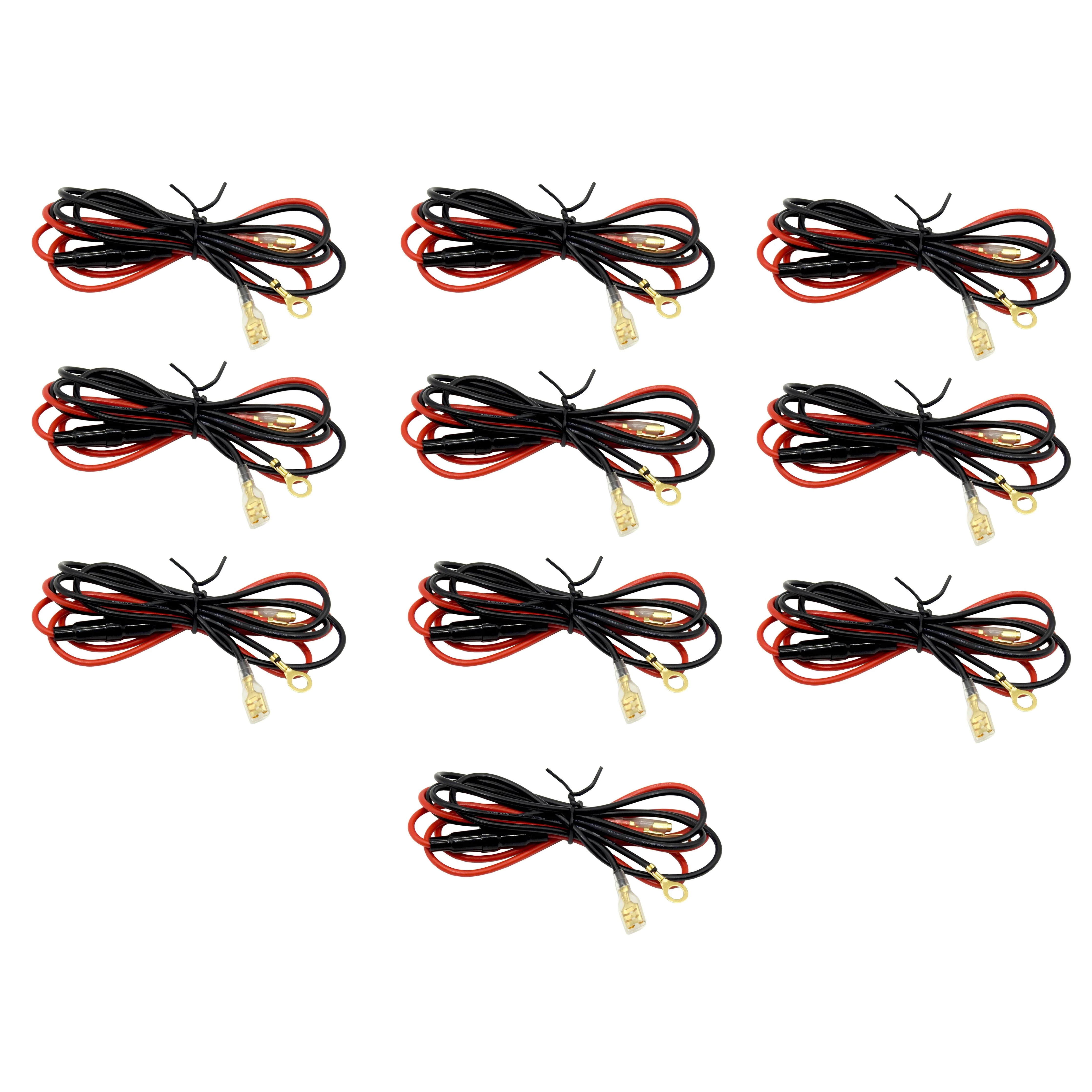 Pre-made DC cable for socket connection 3mm with spade terminal and eyelet - Image 5