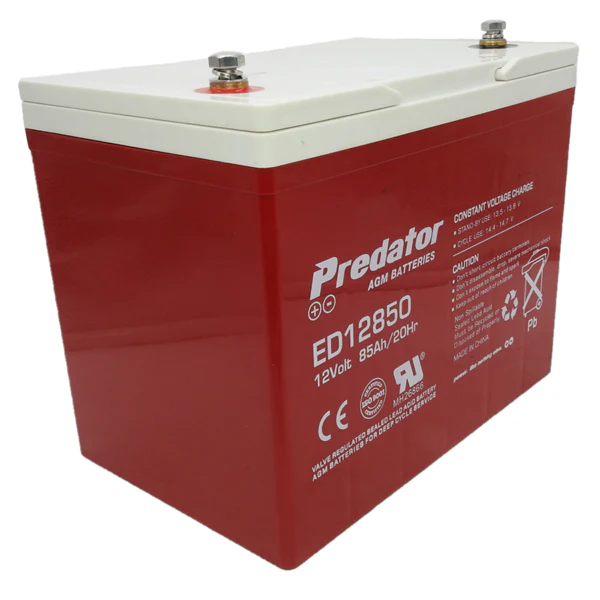 Predator AGM 85 A/H Battery Deep Cycle | ED12850