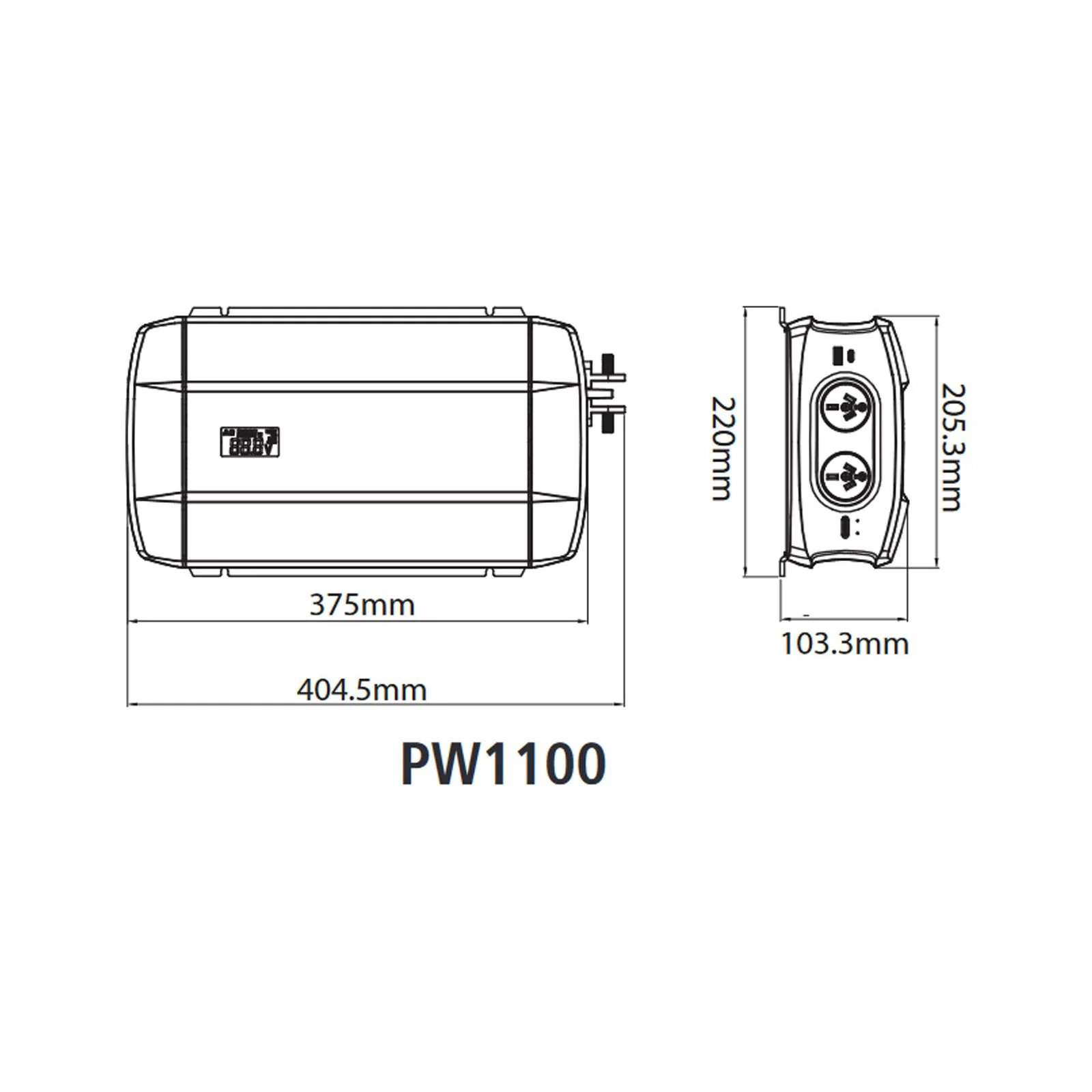 Projecta 12 Volt 1100 watt Pure Sine Wave Inverter | PW1100 - Image 5