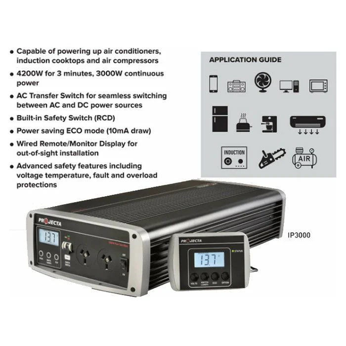 Projecta 12 Volt 3000 watt Pure Sine Inverter | IP3000 - Image 3
