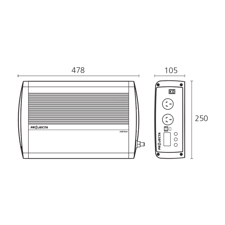 Projecta 12V 2000W Intelli-Wave Pure Sine Wave Inverter | IP2000 - Image 9