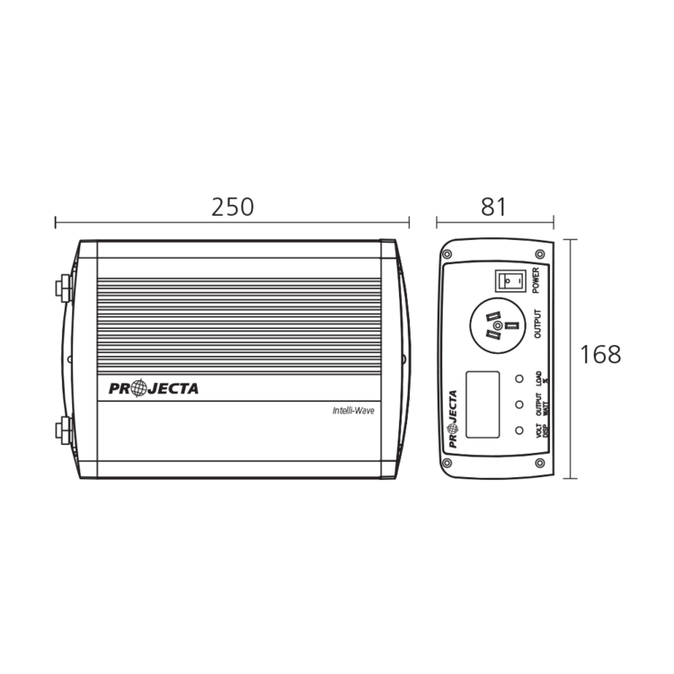 Projecta 12V 600W Intelli-Wave Pure Sine Wave Inverter | IP600 - Image 9