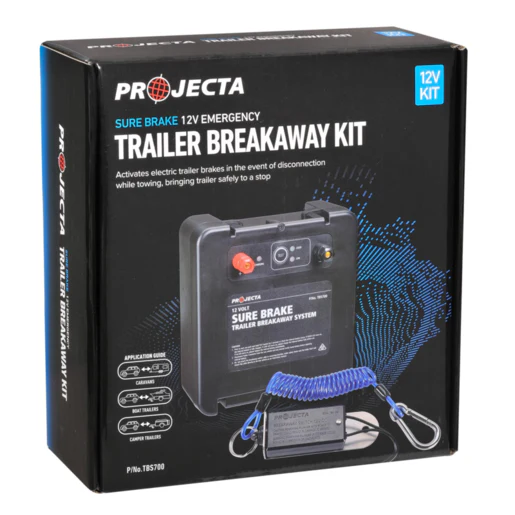 Projecta Sure Break 12 Volt Emergency Caravan and Trailer Break away System kit | TBS700